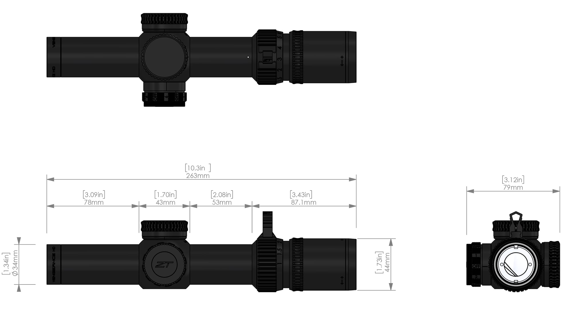 ZeroTech Vengeance HD Riflescopes